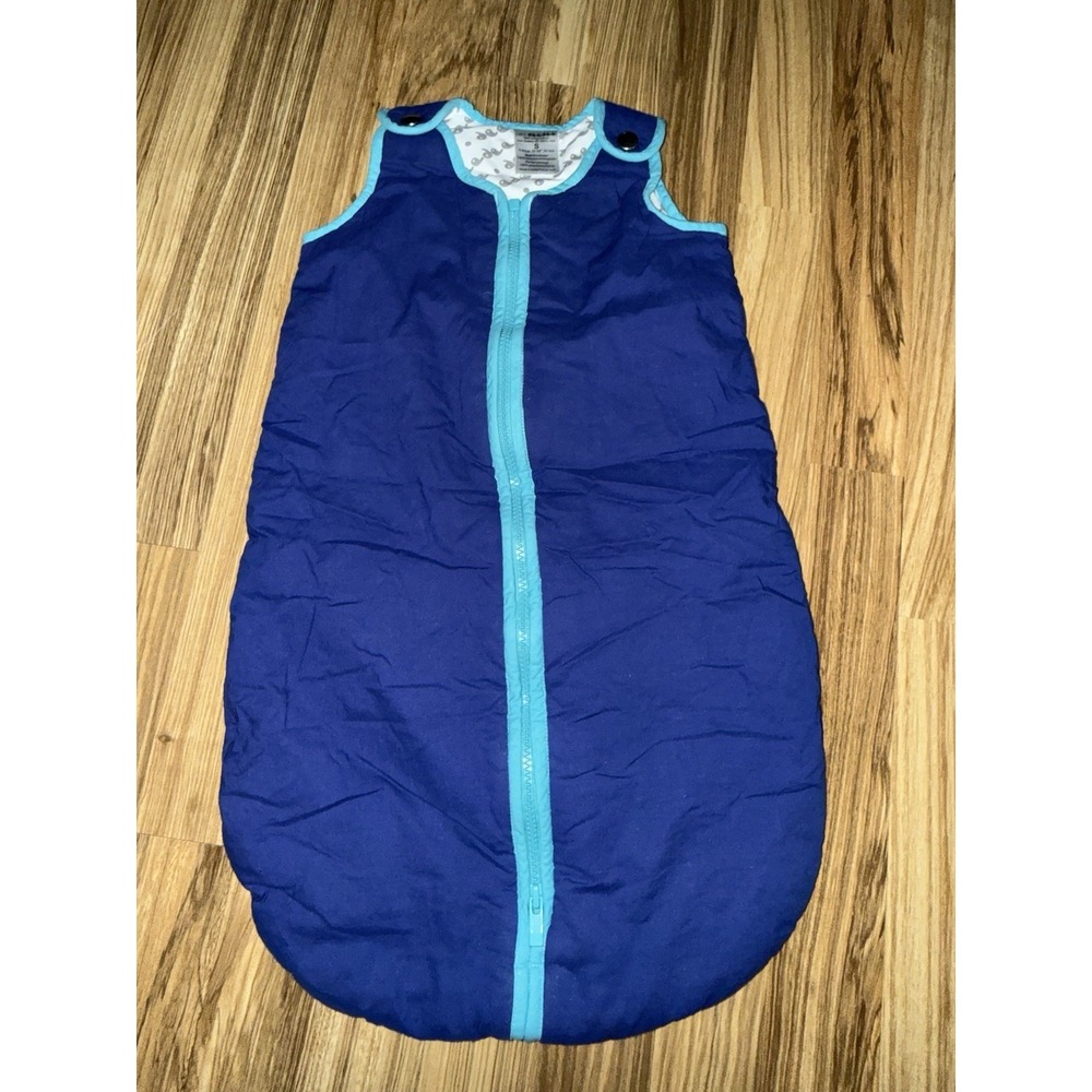 Baby DeeDee Sleep Nest Sleeping Bag Kids S 0-6M Blue 2.5 TOG Wearable Blanket